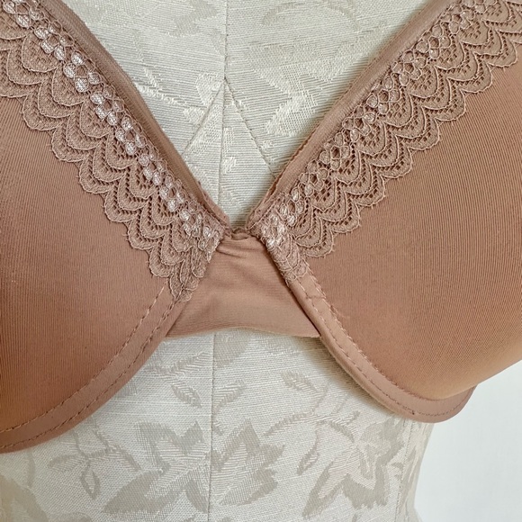 Jessica Simpson Padded T-Shirt Bra Underwire Beige Size 40D - Picture 7 of 13